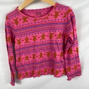 NWOT Harper Canyon gingerbread man holiday top 4T